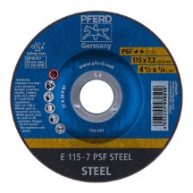 PFERD PSF STEEL Grinding Wheels