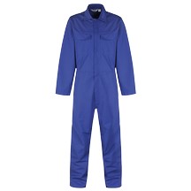 Alsi Coverall - Concealed Press Stud - Royal Blue
