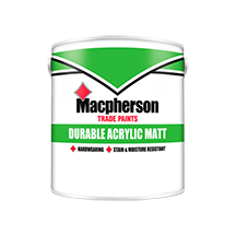 Macpherson Durable Acrylic Matt Paint