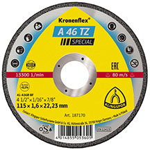 Klingspor A46TZ SPECIAL Cutting Disc - Stainless Steel and Steel