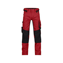 Dassy Dynax Stretch Work Trousers - Red/Black