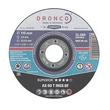 Dronco AS60 Inox 115 x 1 x 22mm Cutting Disc