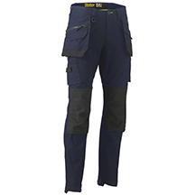 Bisley Flex & Move Stretch Utility Cargo Holster Trousers - Navy