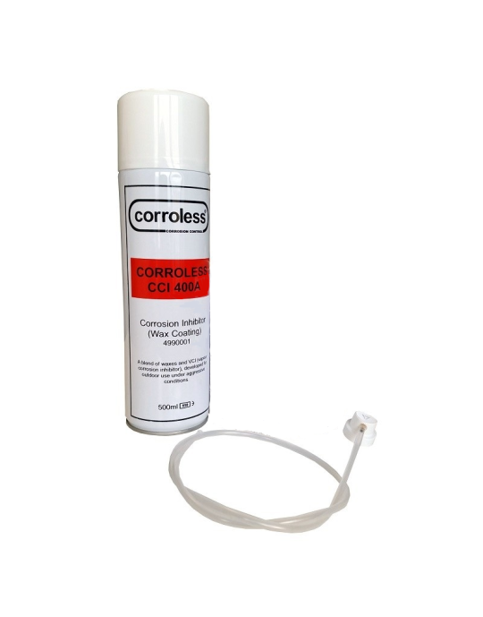 Corroless CCI 400 Wax Underbody Vapour Corrosion Inhibitor for Cavities 500ml Aerosol