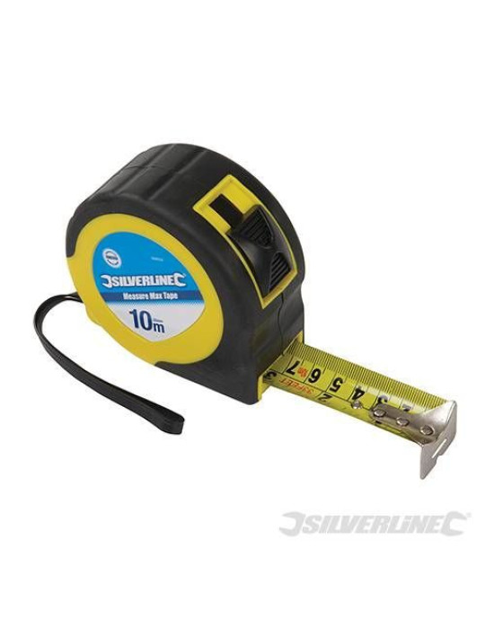 Silverline 868502 Measure Max Tape 10 Metre